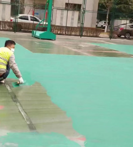 六盘水球场地面翻新